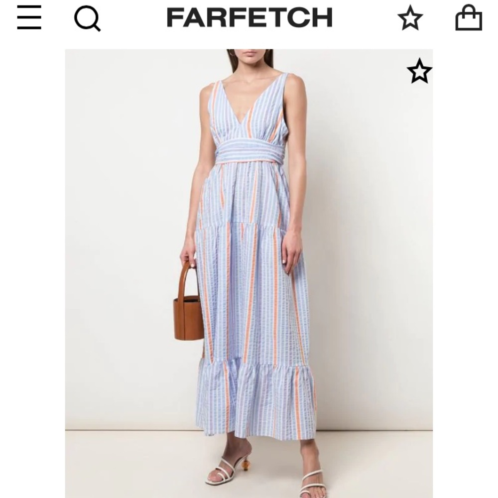 Lemlem long blue summer maxi dress
